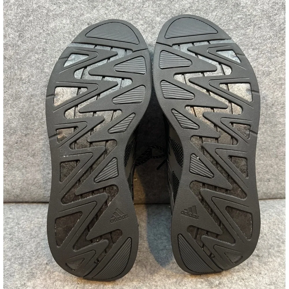 Adidas Adizero Aruku Mens Triple Black Chunky Running Shoes Sneakers Men's 11